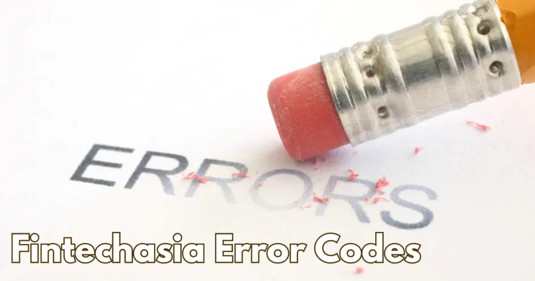 fintechasia error codes